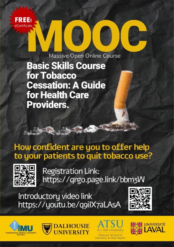 MOOC on Tobacco Cessation Basic Skills Course for Tobacco Cessation A Guide For Health Care Providers